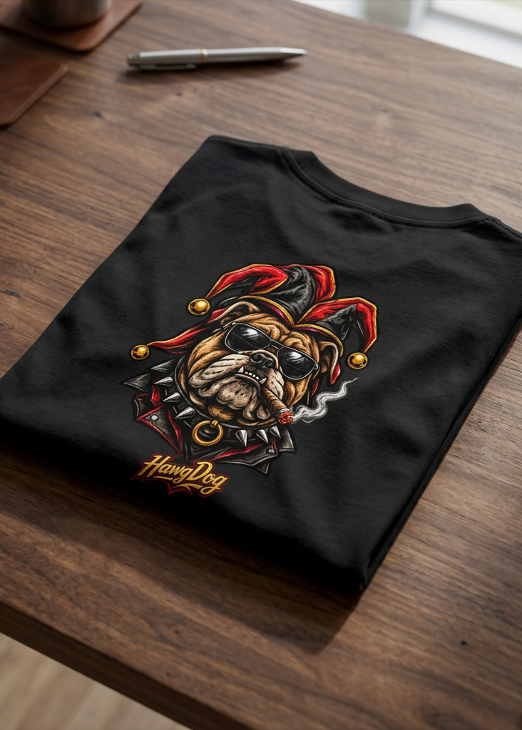 HawgDogs Ded-Dog's Hand Women's Crewneck Tank Top - Black back