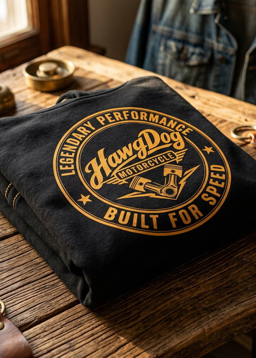 HawgDogs Betty Big Twins Hoodie - Black back