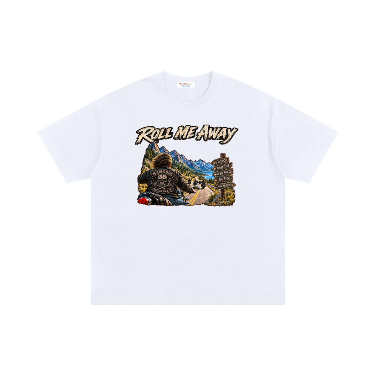 Roll Me Away men's tee shirt by HawgDog Gear