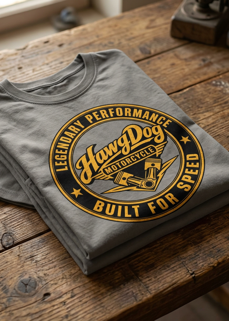 HawgDogs Betty Big Twins T-Shirt - Charcoal Gray back