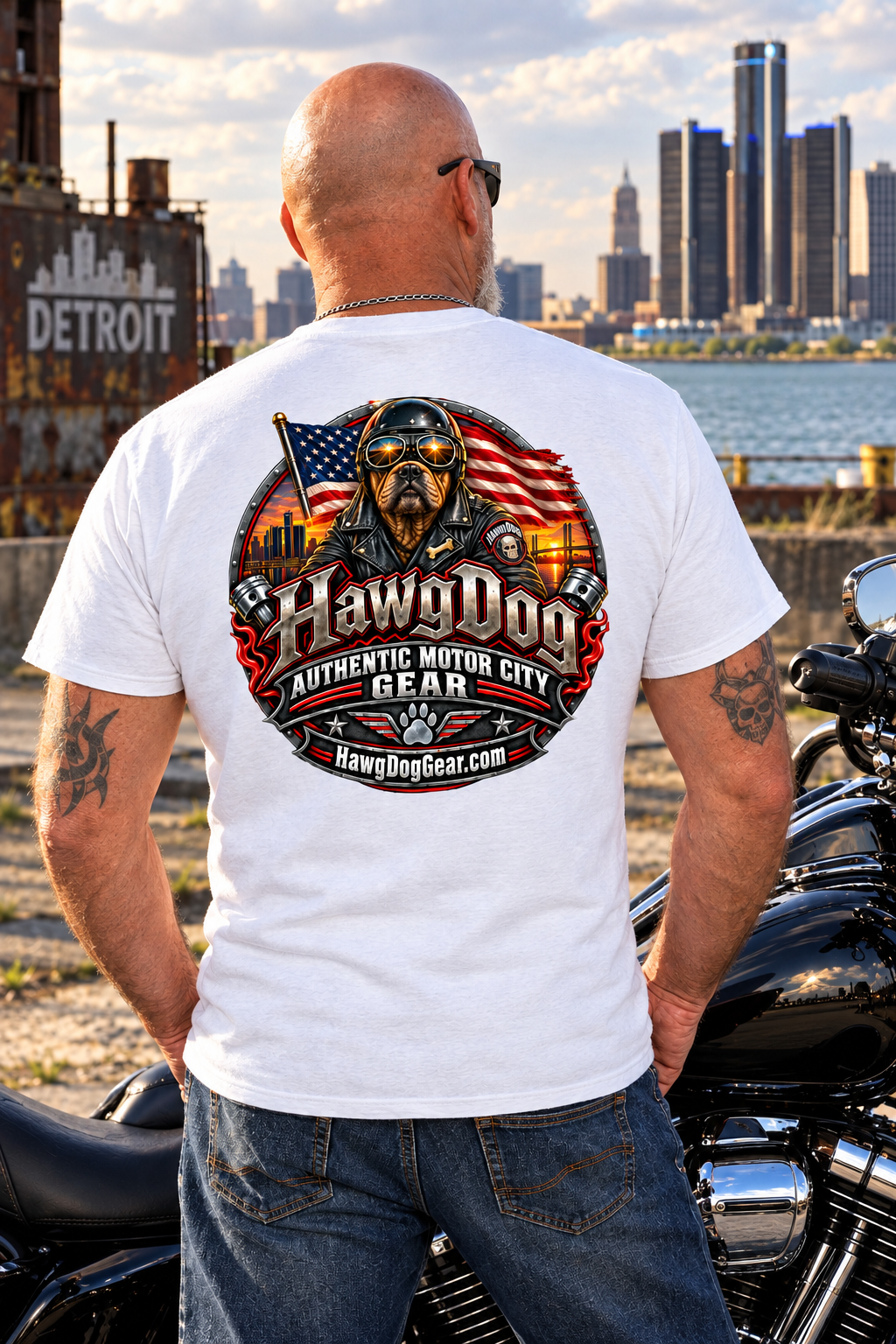 American Dog men's tee shirt by HawgDog Gear