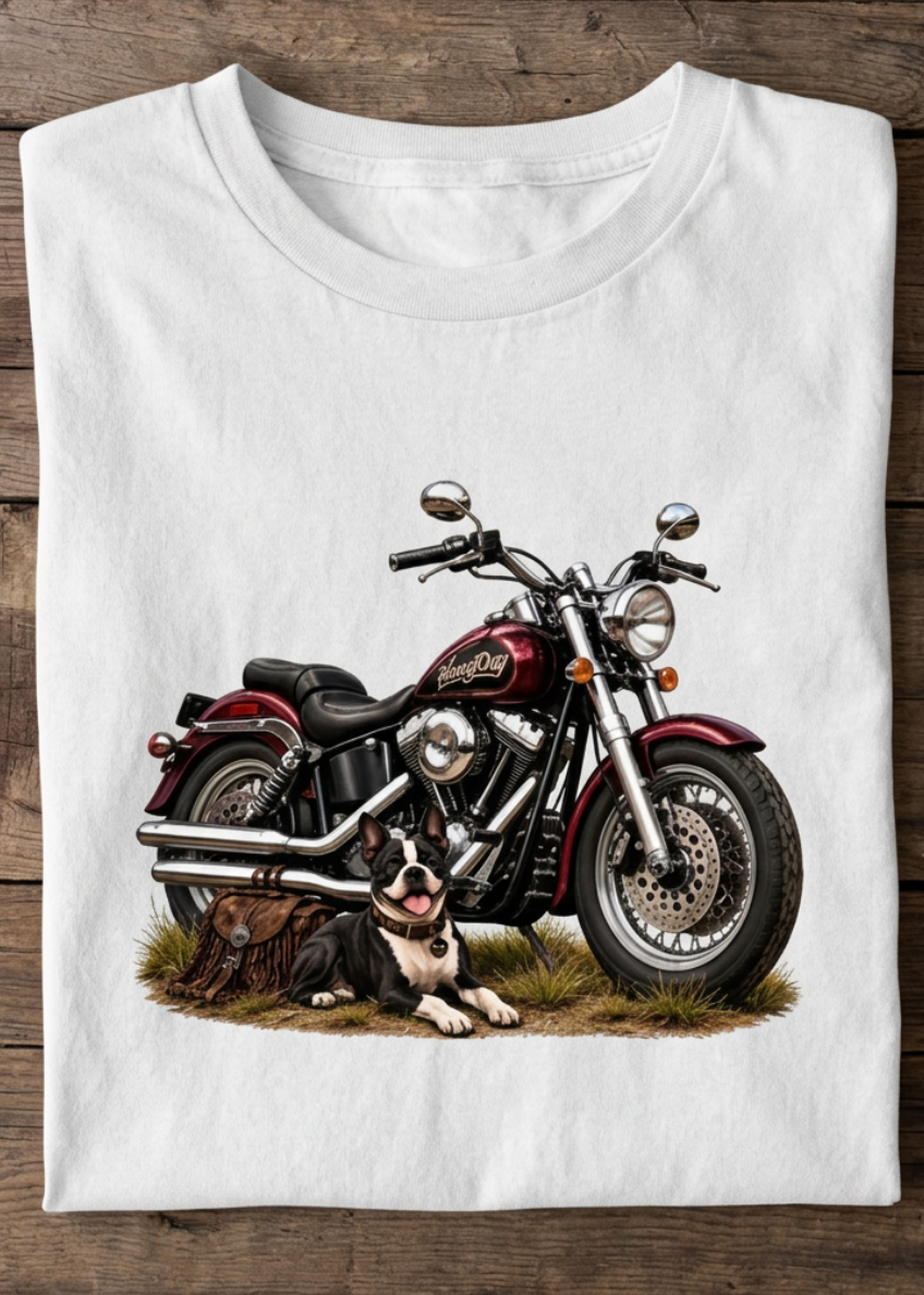 HawgDogs Boston Terrier Men's Tee Shirt