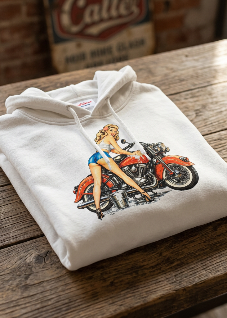 HawgDogs Polishing Patty Hoodie - White front
