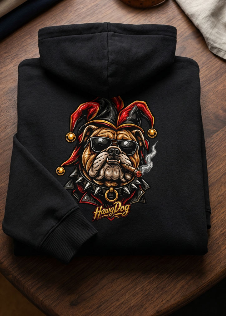 HawgDogs Ded-Dog's Hand Hoodie - Black back