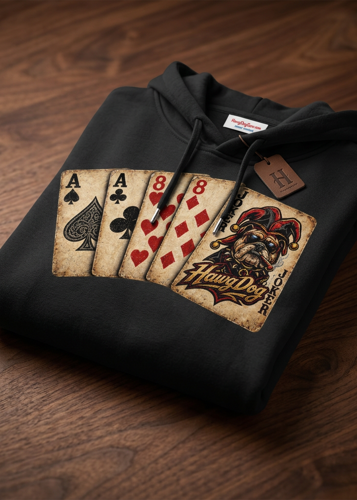 HawgDogs Ded-Dog's Hand Premium Hoodie - Classic Black front