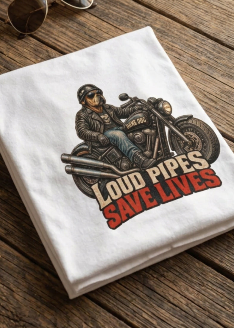 HawgDogs Loud Pipes Save Lives Women's Tee Shirt